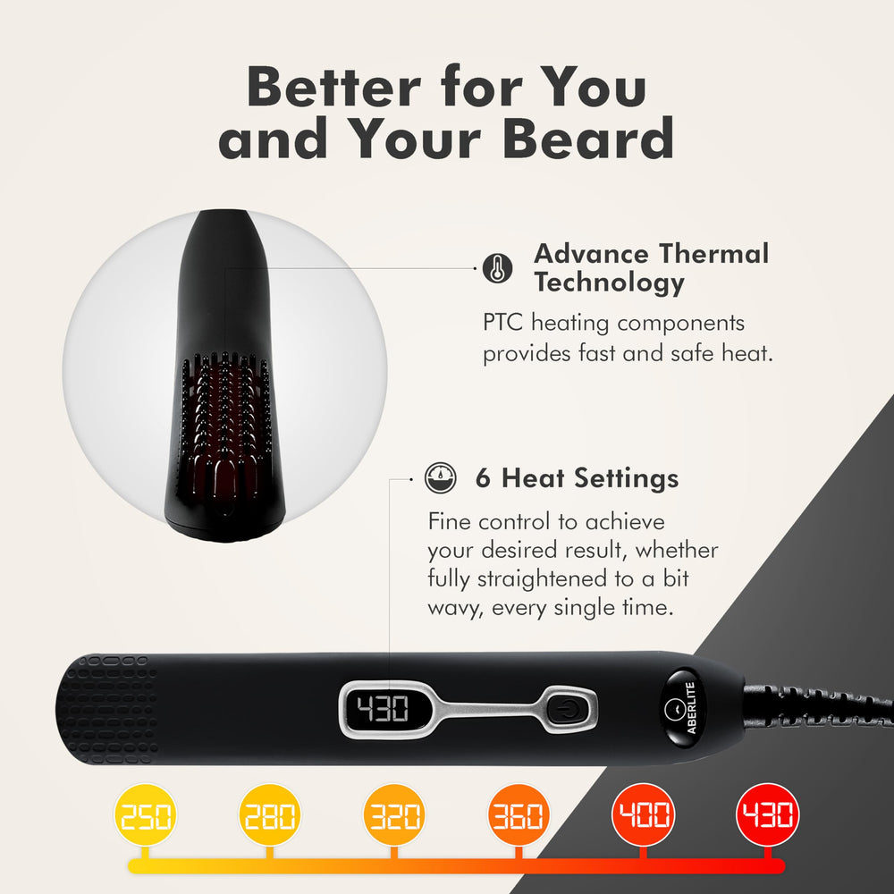 Aberlite EDC: selector de calor con seis opciones para estilo.