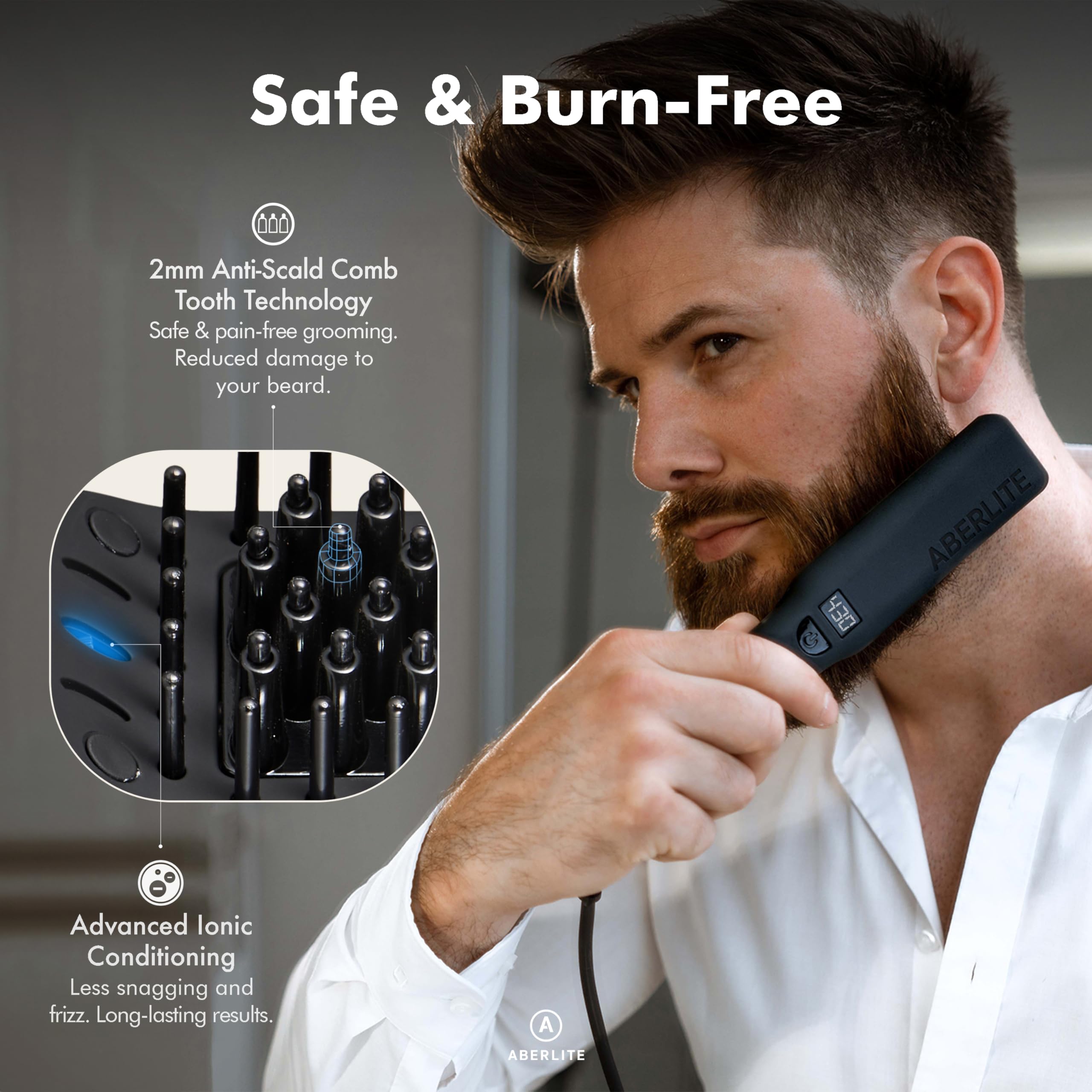 Aberlite Pro con 10 ajustes de calor para estilo personalizado.