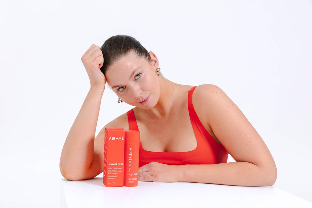 ABI AME Summer Skin niacinamide helps even skin tone over time.