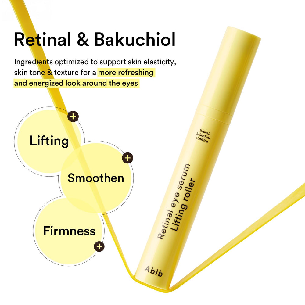 Abib bakuchiol eye treatment supports gentle care around the under-eye.