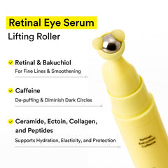 Abib caffeine-enriched eye serum helps reduce puffiness and dark circles.