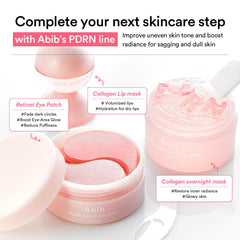 Abib Pink Me Up PDRN parches oculares retinol para tono uniforme