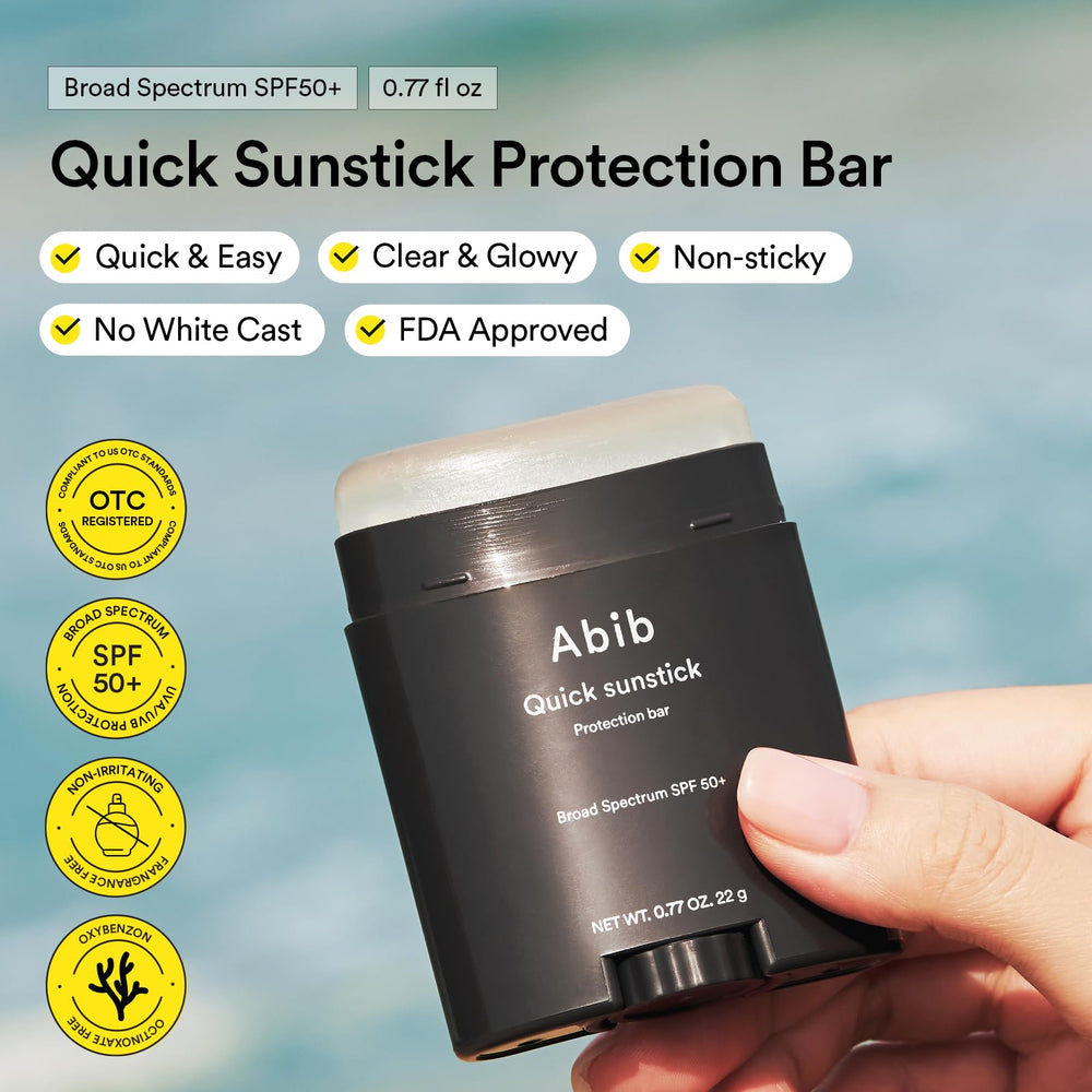 Textura ligera y sin blanco del Abib Quick Sunstick