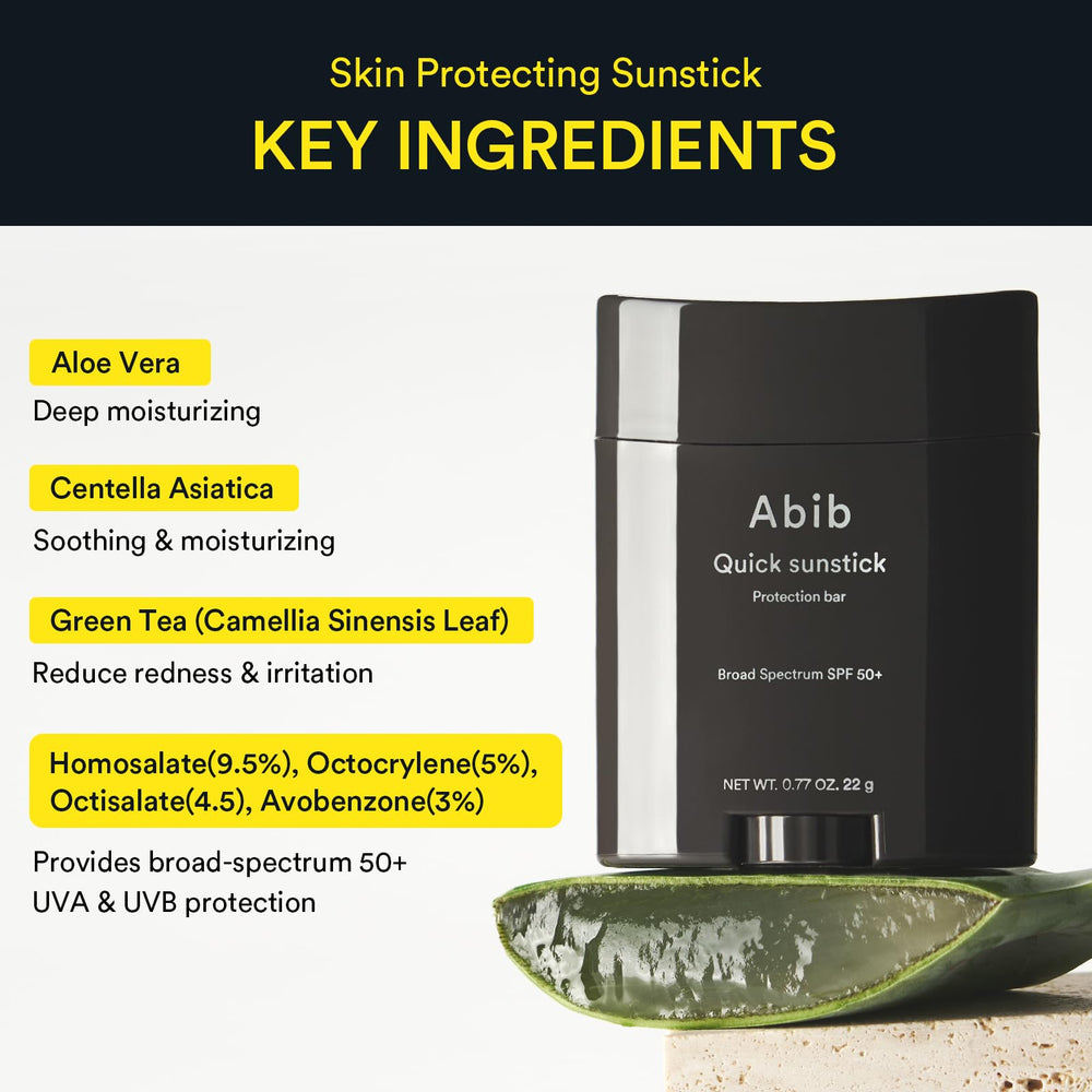 Aplicación sobre maquillaje con Abib Sunstick Duo para retoques