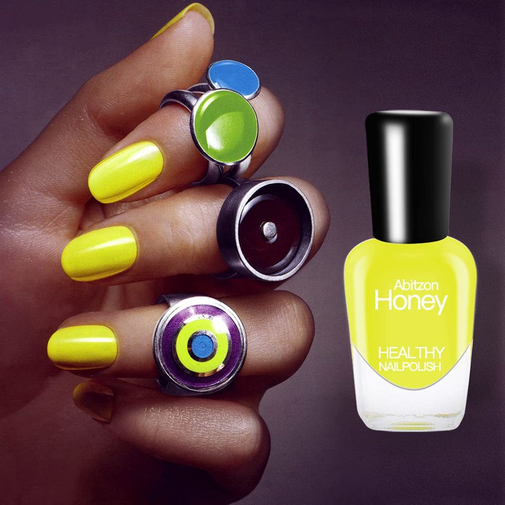 Abitzon Esmalte Set 10 botellas secando en unos 60 segundos