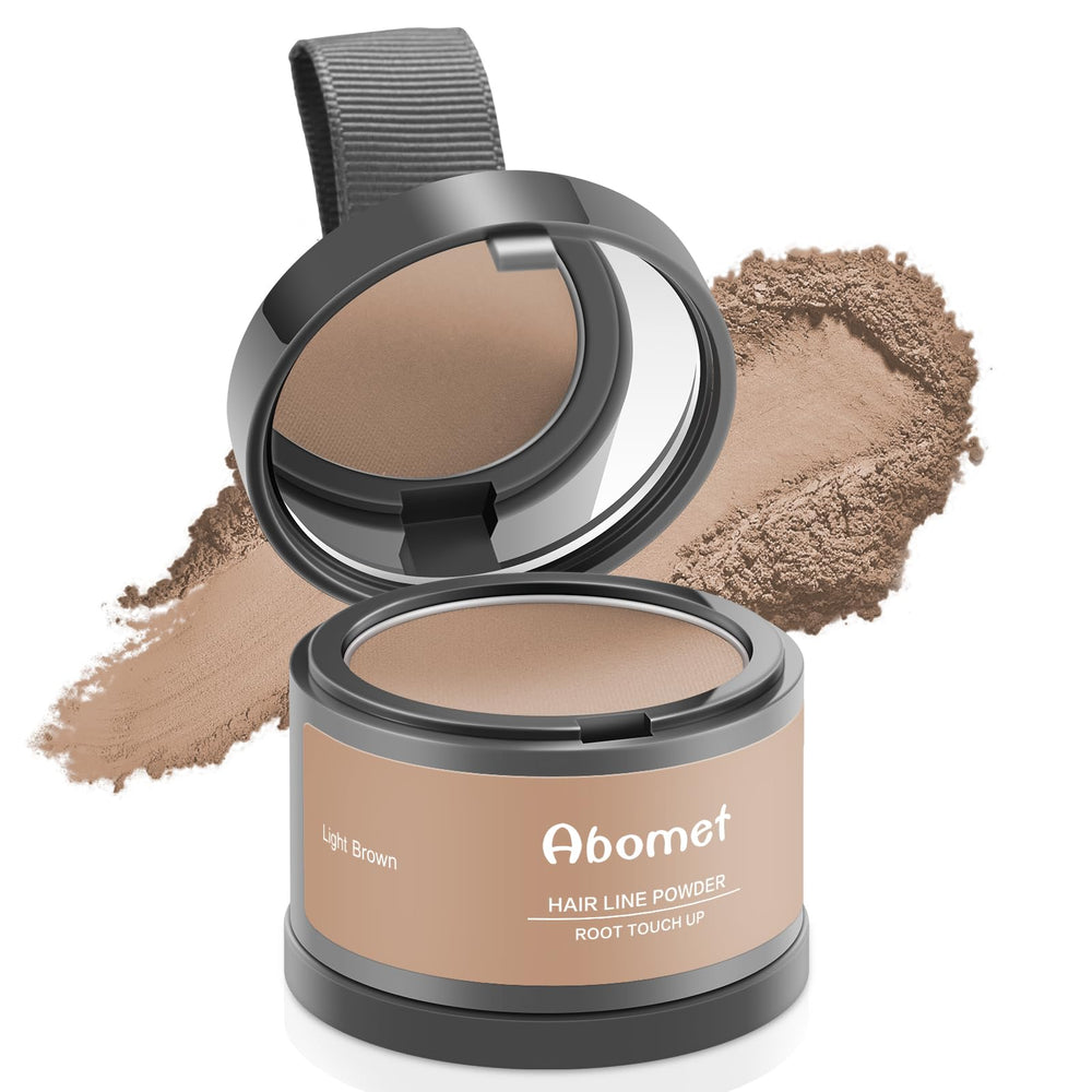 Abomet Retoque de Raíces cubre canas al instante para un aspecto natural.