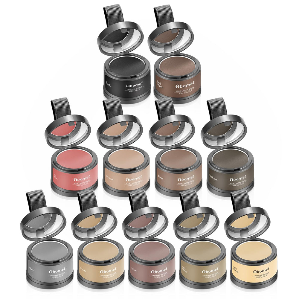 Abomet variedad de colores para combinar con diferentes tonos de cabello.