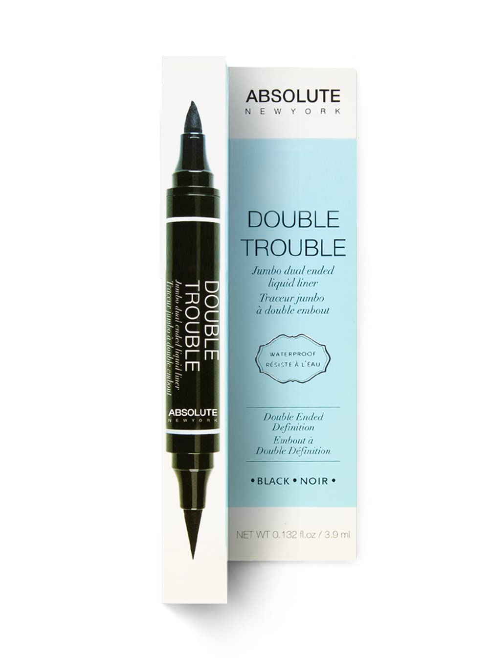 Delineador doble extremo de Absolute New York para precisión en delineados.
