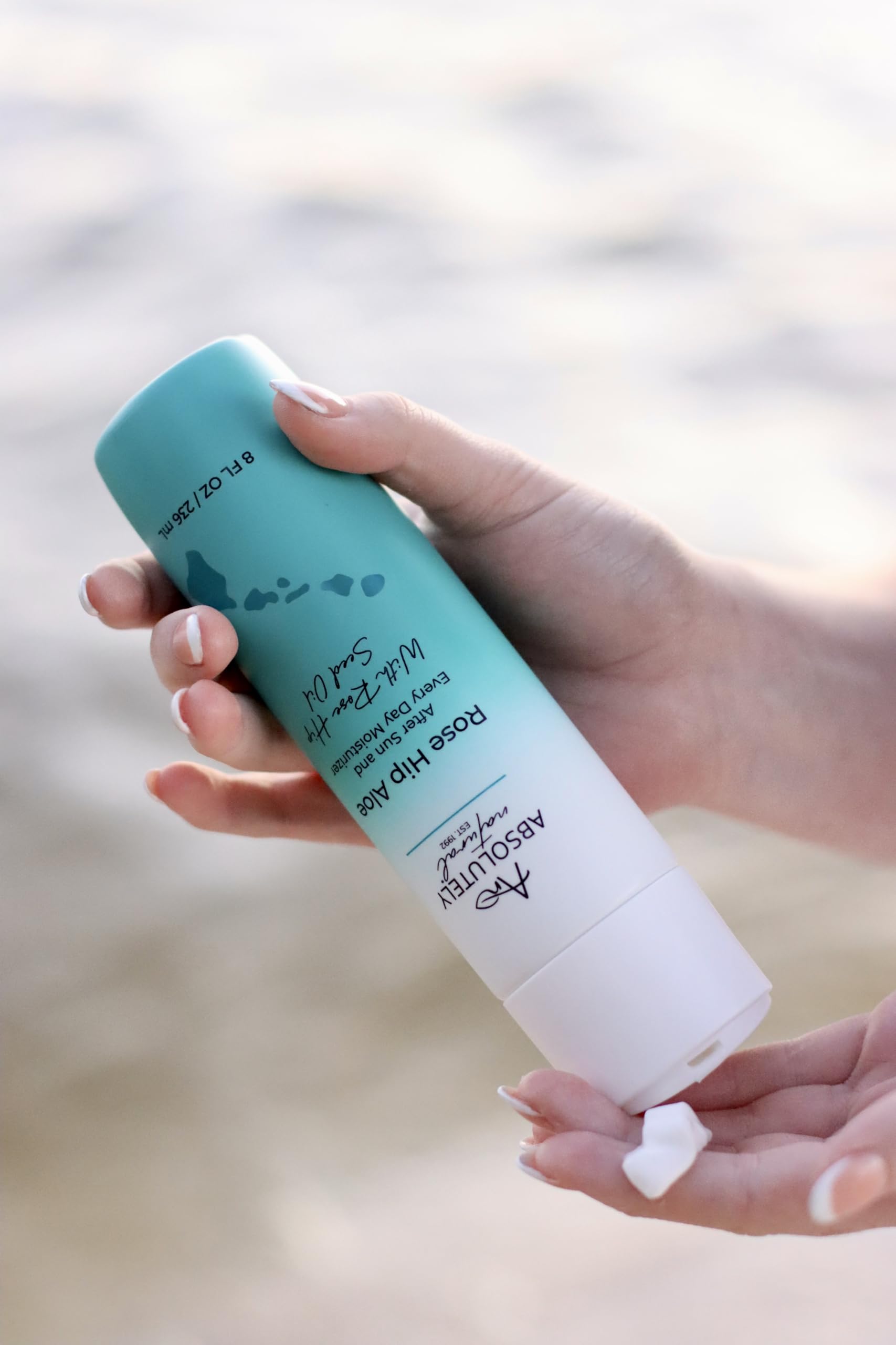 Producto de Absolutely Natural adecuado para todo tipo de piel.