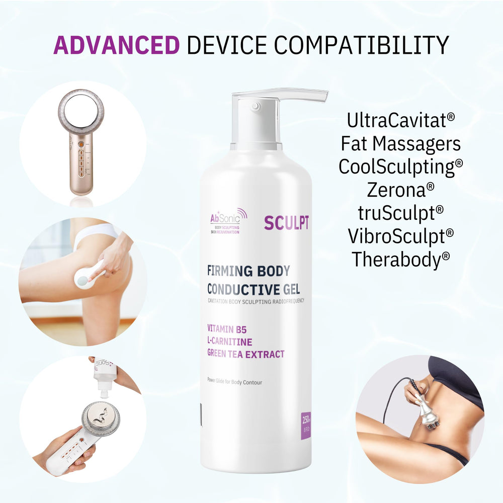 Absonic Sculpt deslizamiento estable durante sesiones prolongadas sin residuos