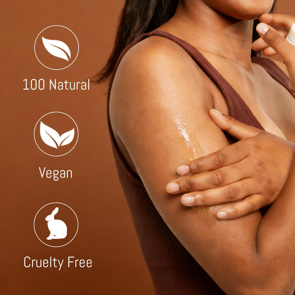ABYST Aceite reafirmante para cuerpo, botella de lujo con hidratación profunda para la piel.