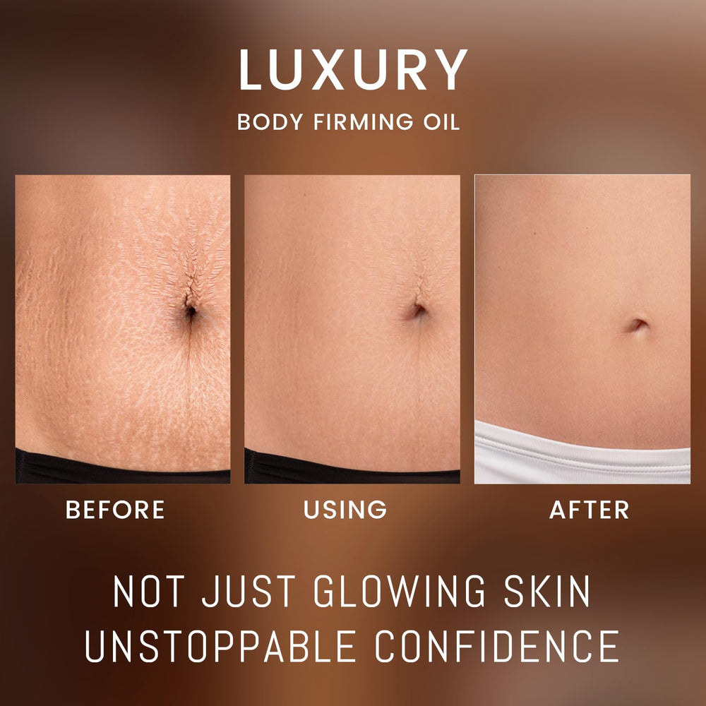 ABYST Aceite reafirmante para cuerpo, enfoque en tono y elasticidad en brazos.