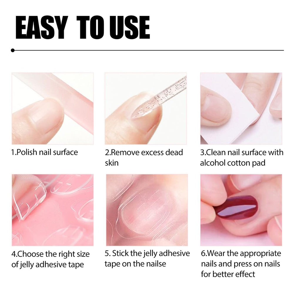 acabado nude glossy con dorados para uñas postizas
