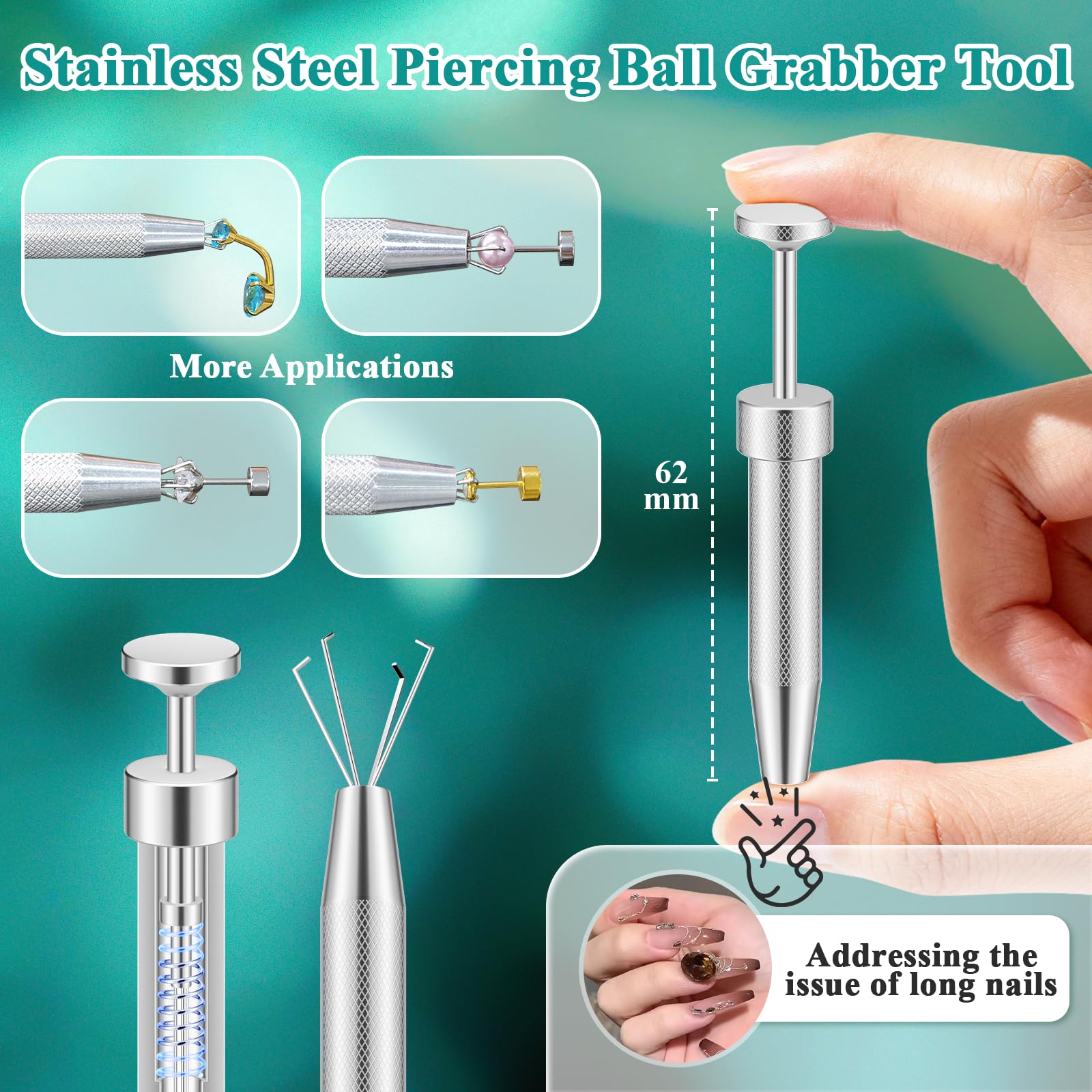 Conjunto de 7 piezas Accirrch para tallas 16G y 18G.