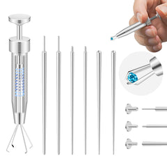 Pinza de perforación Accirrch con agarre antideslizante para control seguro.