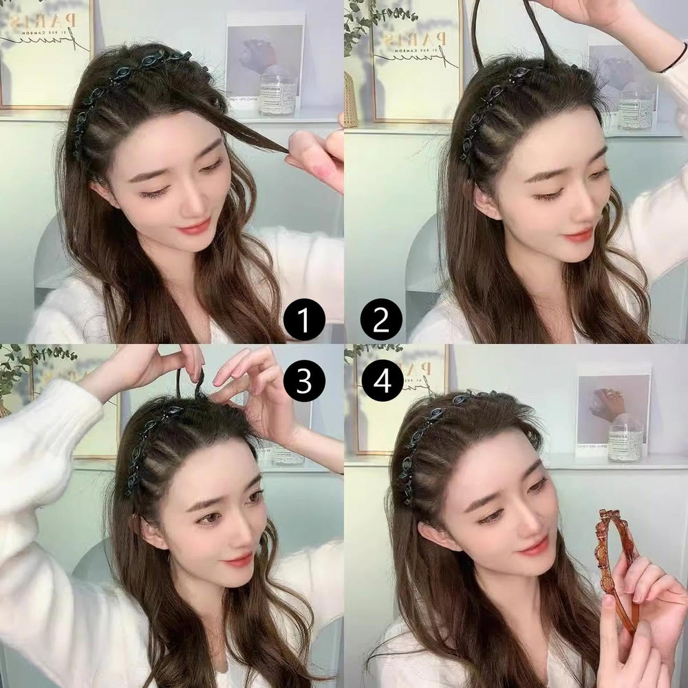 acDesign diadema con pinzas, peinados rápidos y duraderos