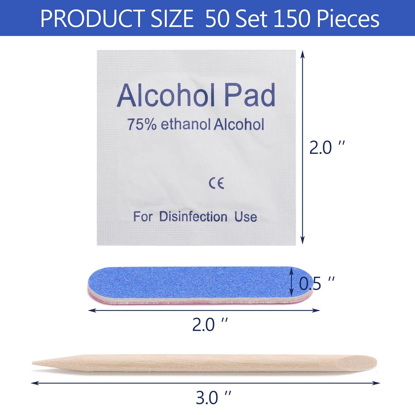 acDesign palillo cutícula de tres pulgadas para cuidado preciso de las cutículas.