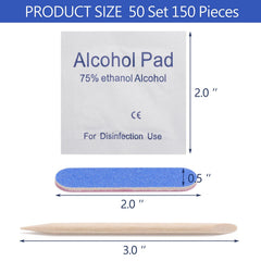 acDesign palillo cutícula de tres pulgadas para cuidado preciso de las cutículas.