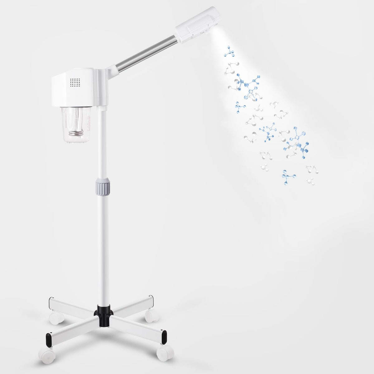 AceFox vaporizador facial 2-en-1, mejora limpieza de poros y hidratación de la piel.