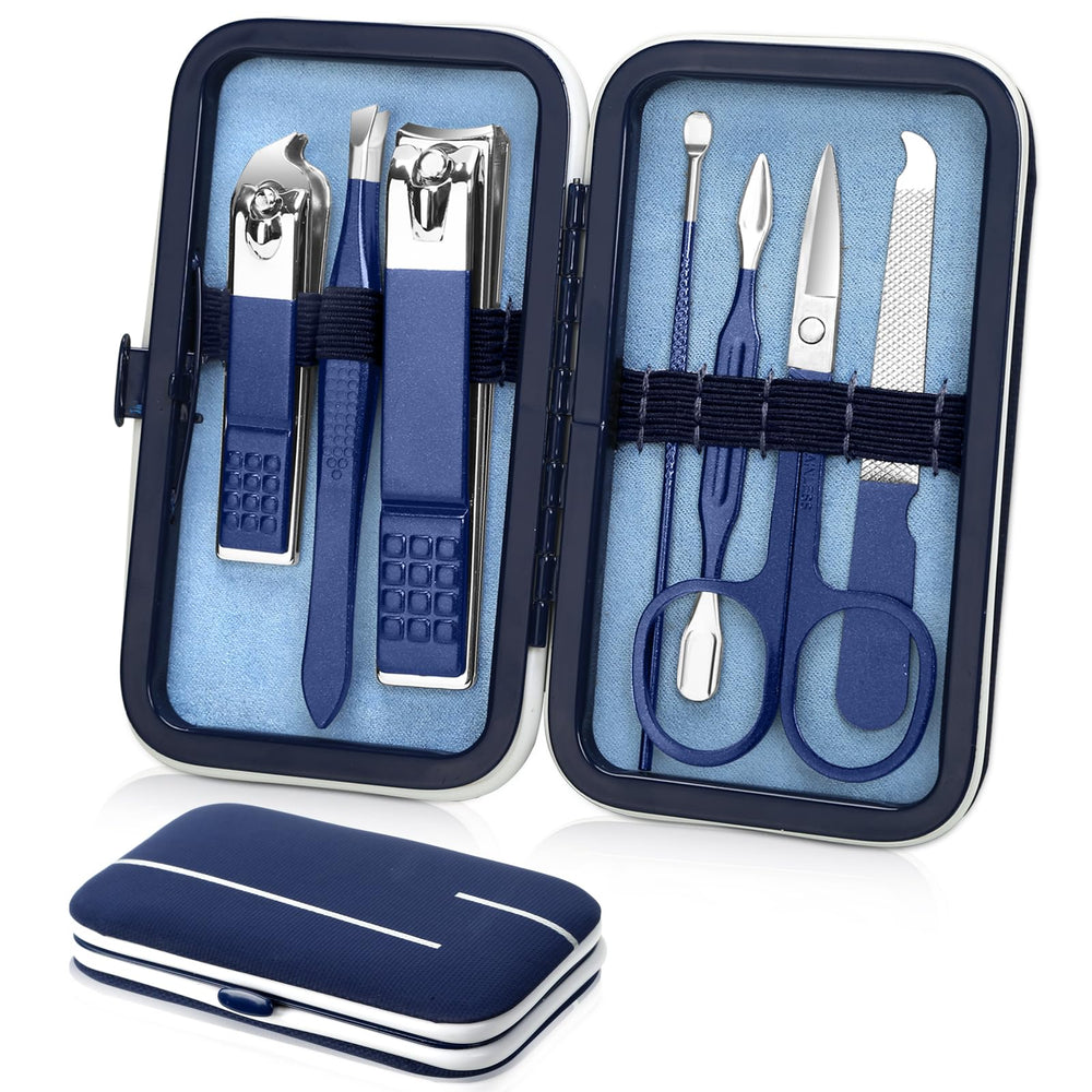 Set de manicura Aceoce en estuche, ideal para viaje y cuidado de uñas.