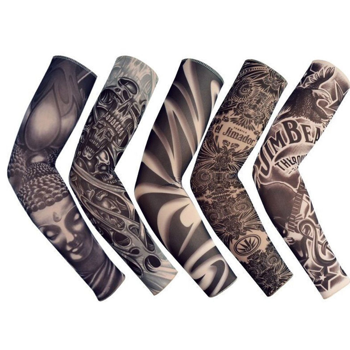 Acfun brazalete tatuaje falso con tigre para protección solar y estilo