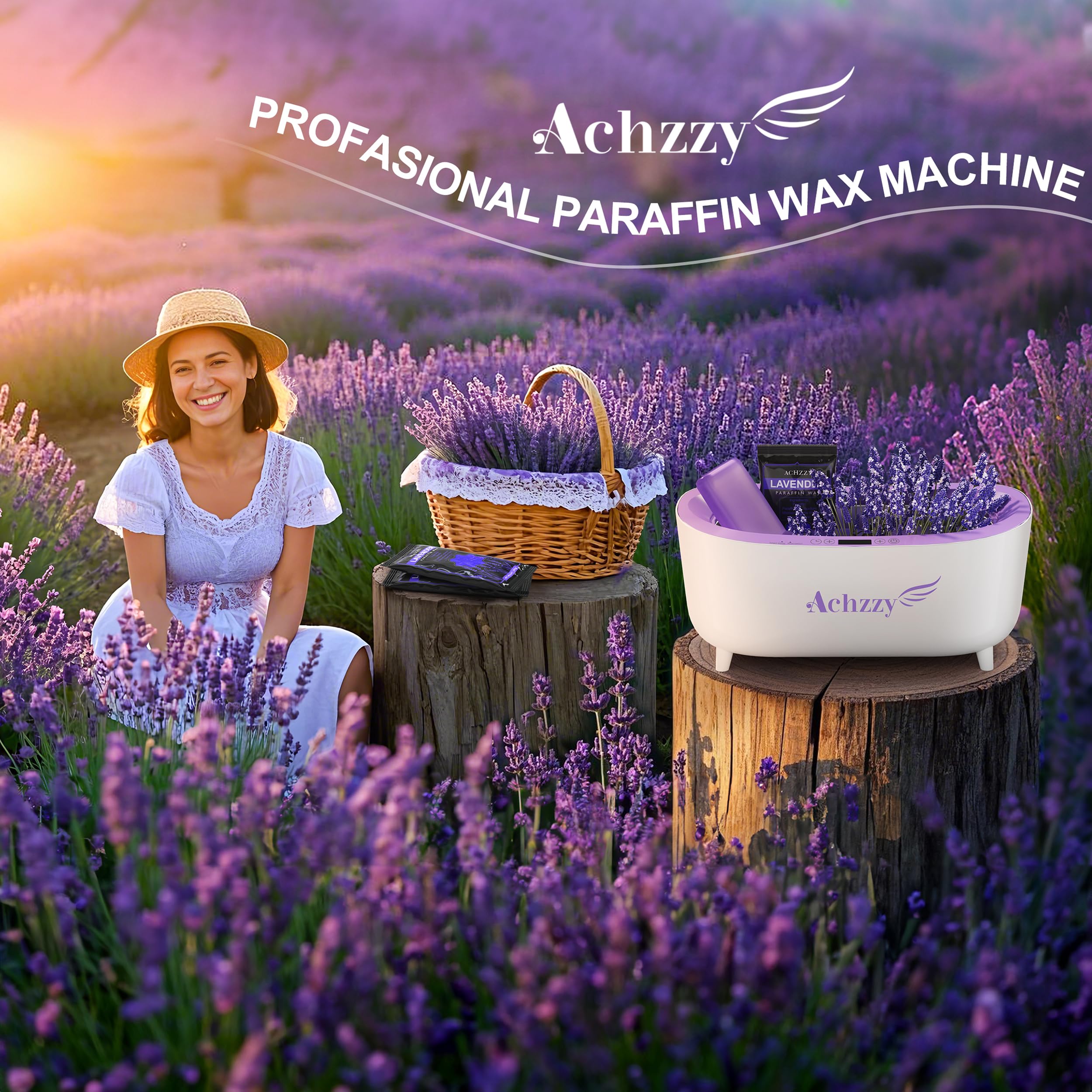 Achzzy incluye rellenos para reabastecer sesiones de parafina.