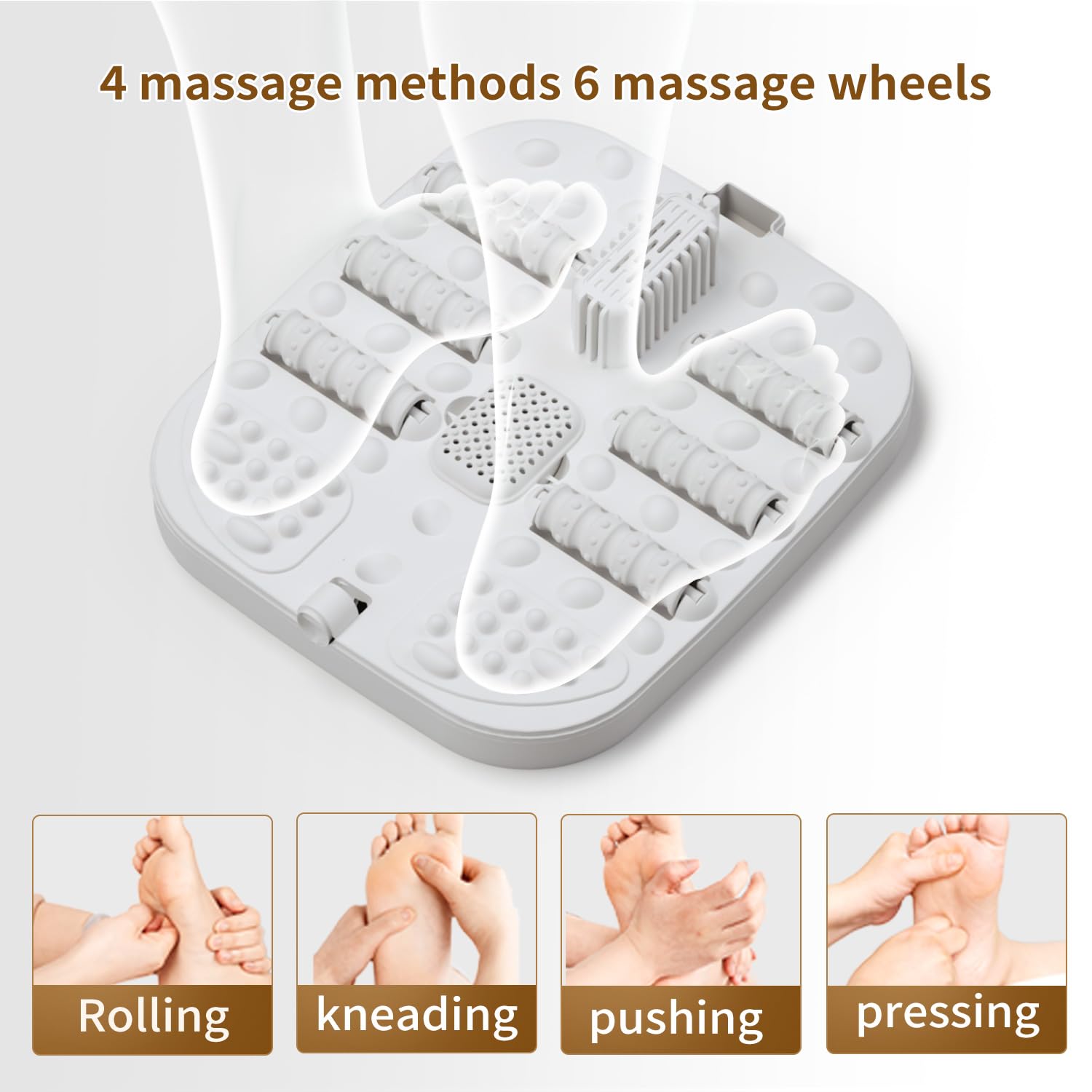 ACKLEAP spa-pies-temperatura-ajustable mantiene temperatura estable para mayor confort.