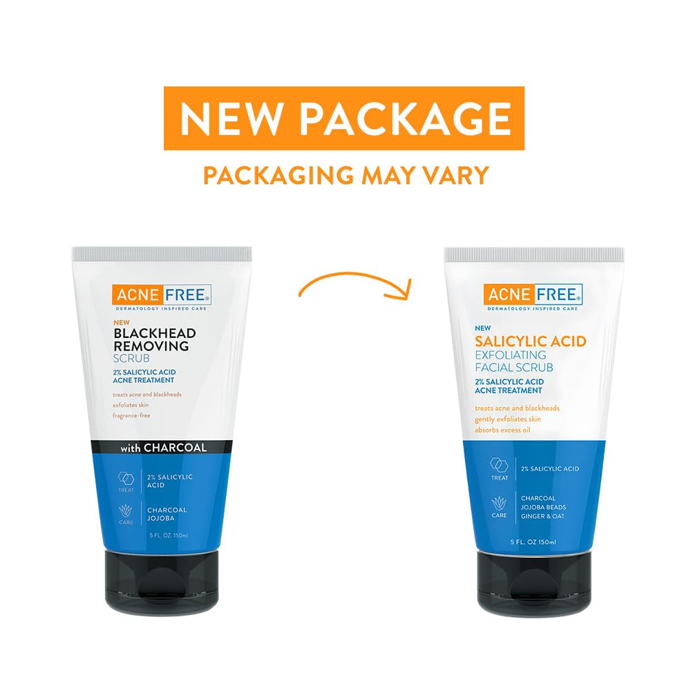 AcneFree exfoliante con carbón activado para purificar la piel