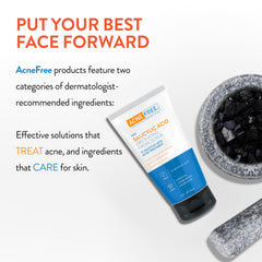 AcneFree exfoliante con perlitas de jojoba para exfoliar suavemente