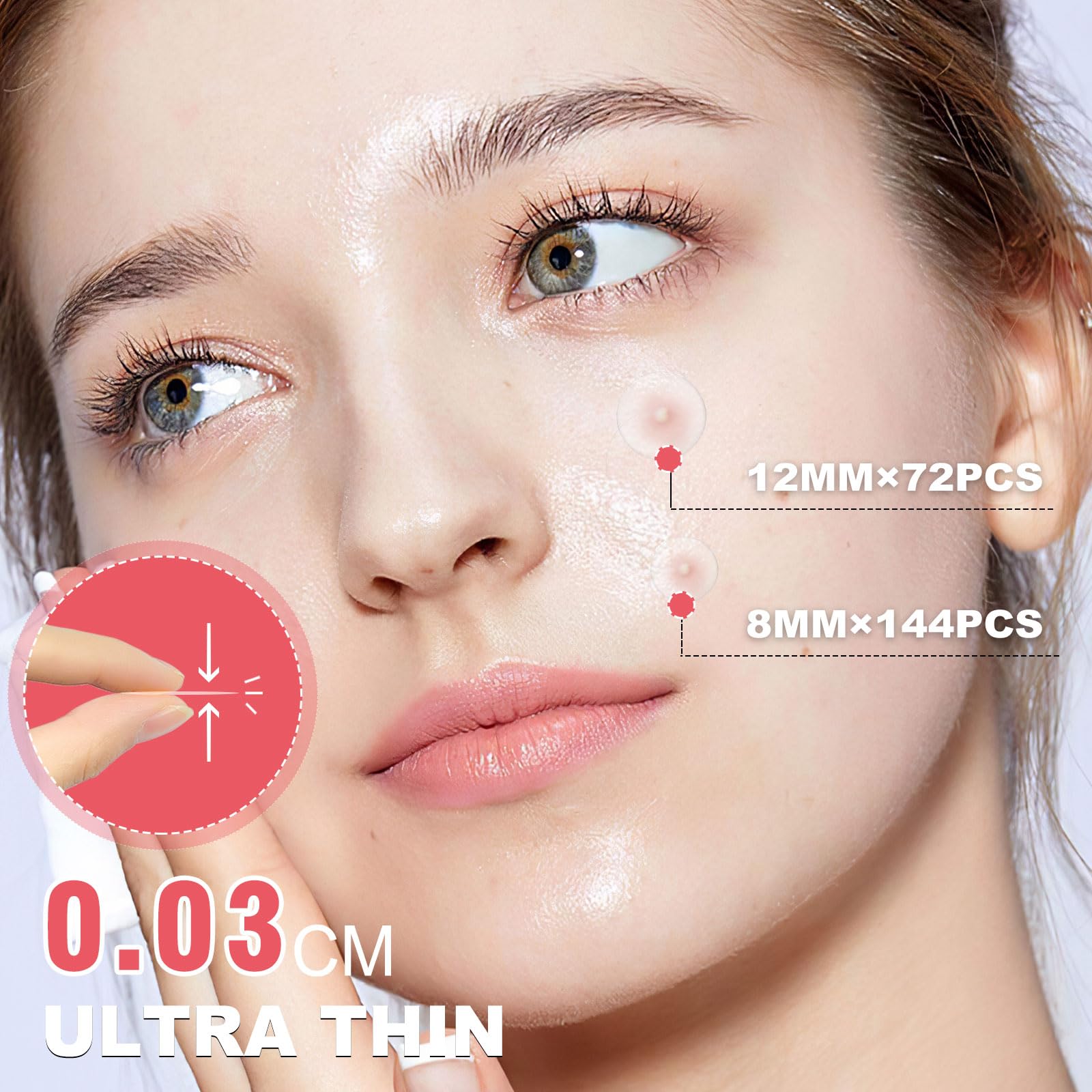 AcneGo parche para uso nocturno, absorbe secreciones y protege la zona.
