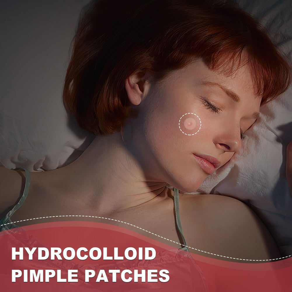 AcneGo patches are transparent and discreet on the skin.