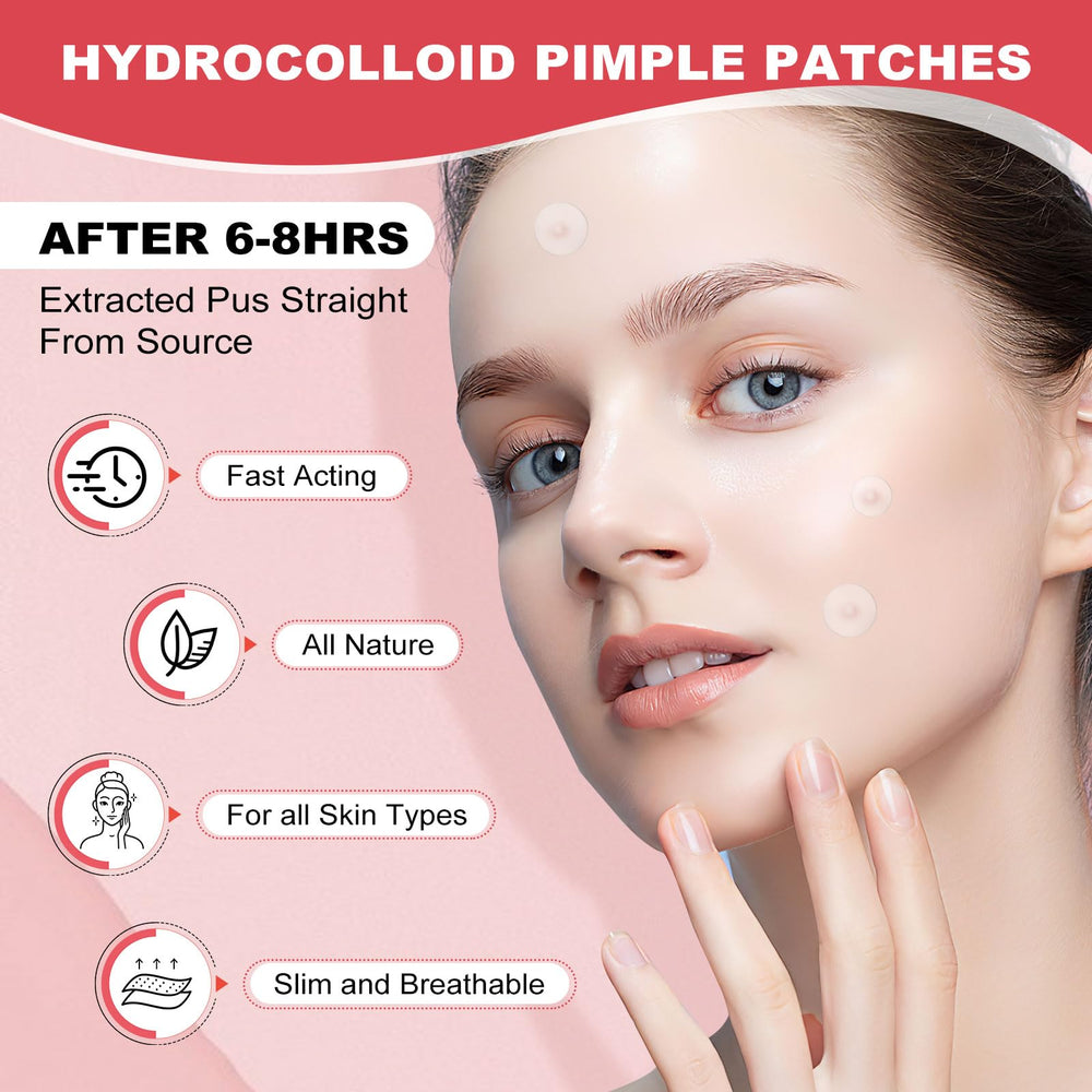 AcneGo patches come in 8mm and 12mm sizes for different spots.