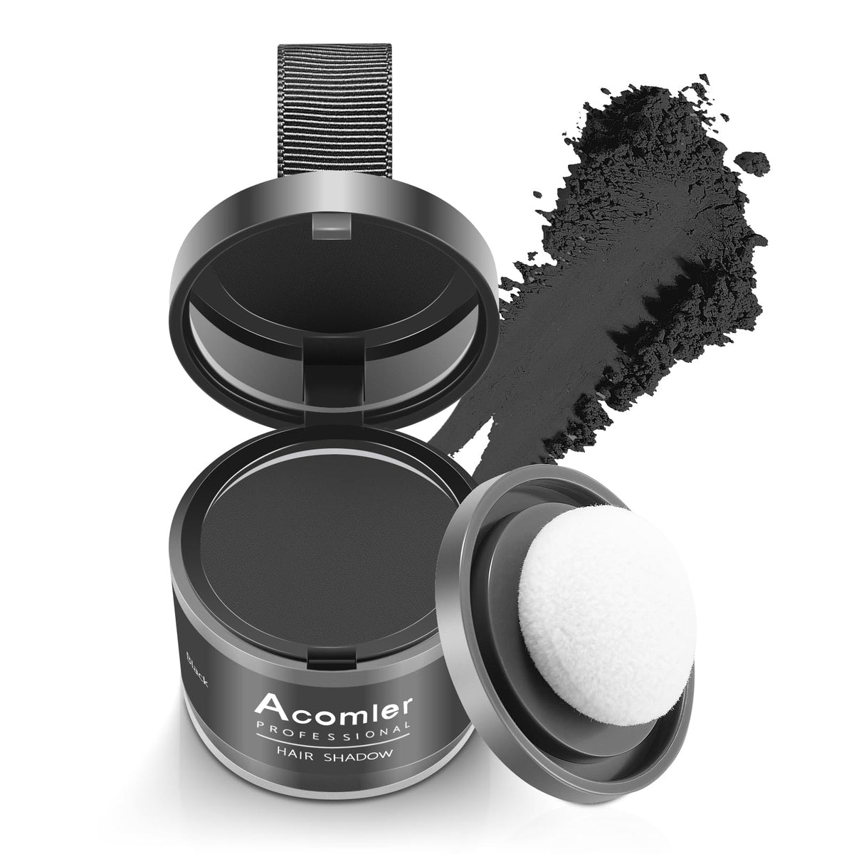 Polvo de Acomler para cobertura de raíces y canas, acabado natural.