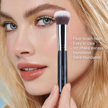 ACOSBRUOP brocha fibra manufacturada para maquillaje sin crueldad.