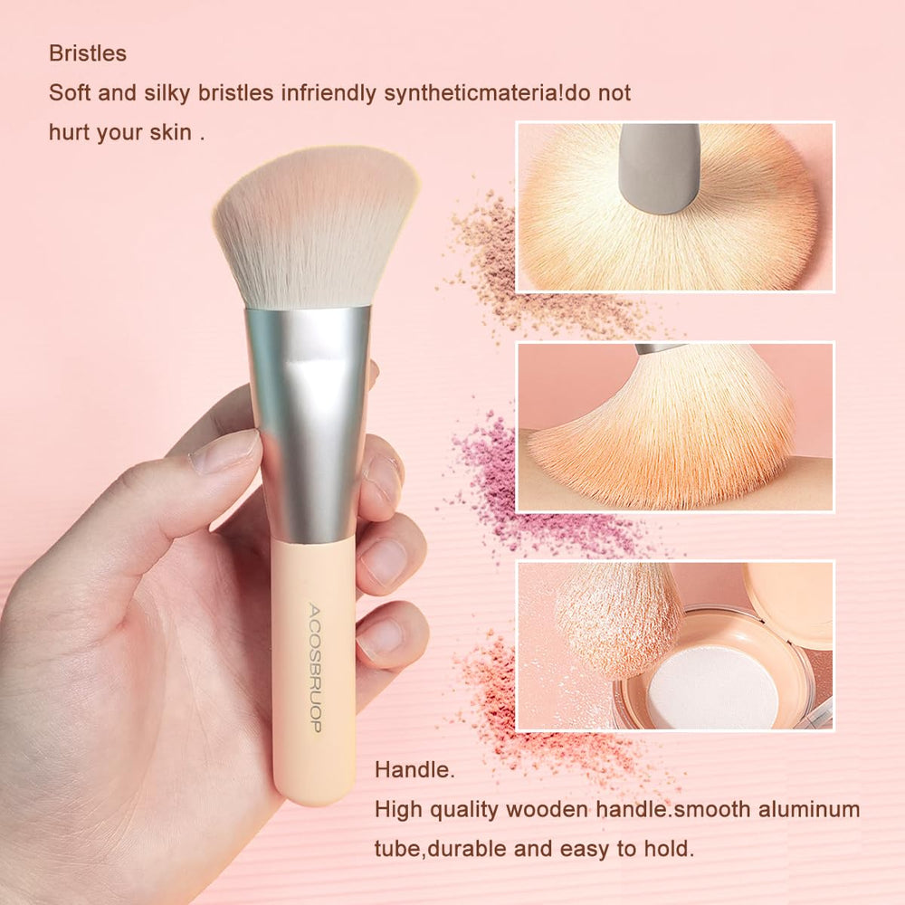 ACOSBRUOP brocha sombra ojos, difumina sombras con precisión.