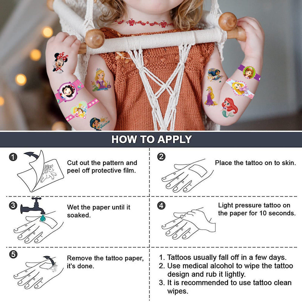 ACSAUMMY tatuajes para decorar cuartos infantiles y actividades.