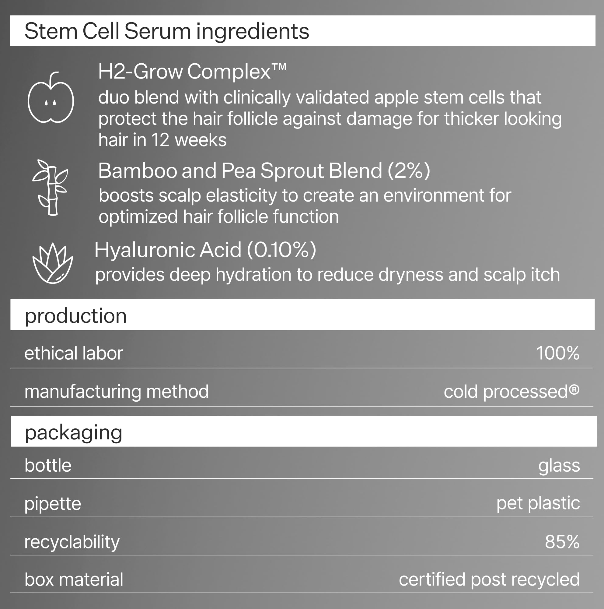 Act+Acre Sérum Capilar, aloe vera para hidratación del cuero cabelludo.