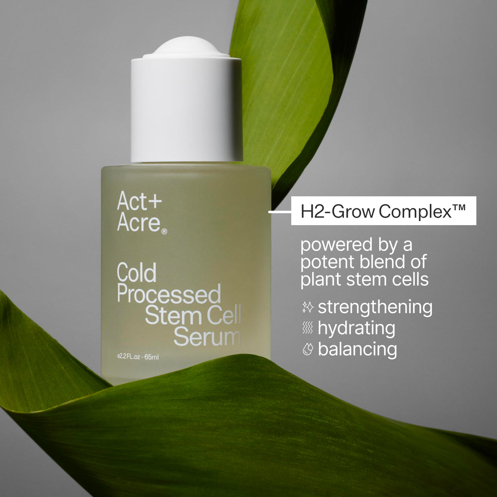 Act+Acre Sérum Capilar, rutina diaria para cuidado capilar sostenido.