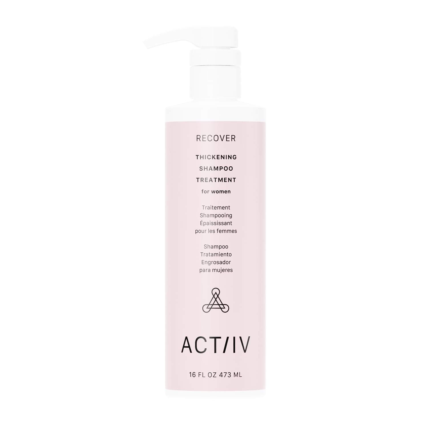 Botella ACTIIV Recover Thickening Shampoo para volumen capilar.