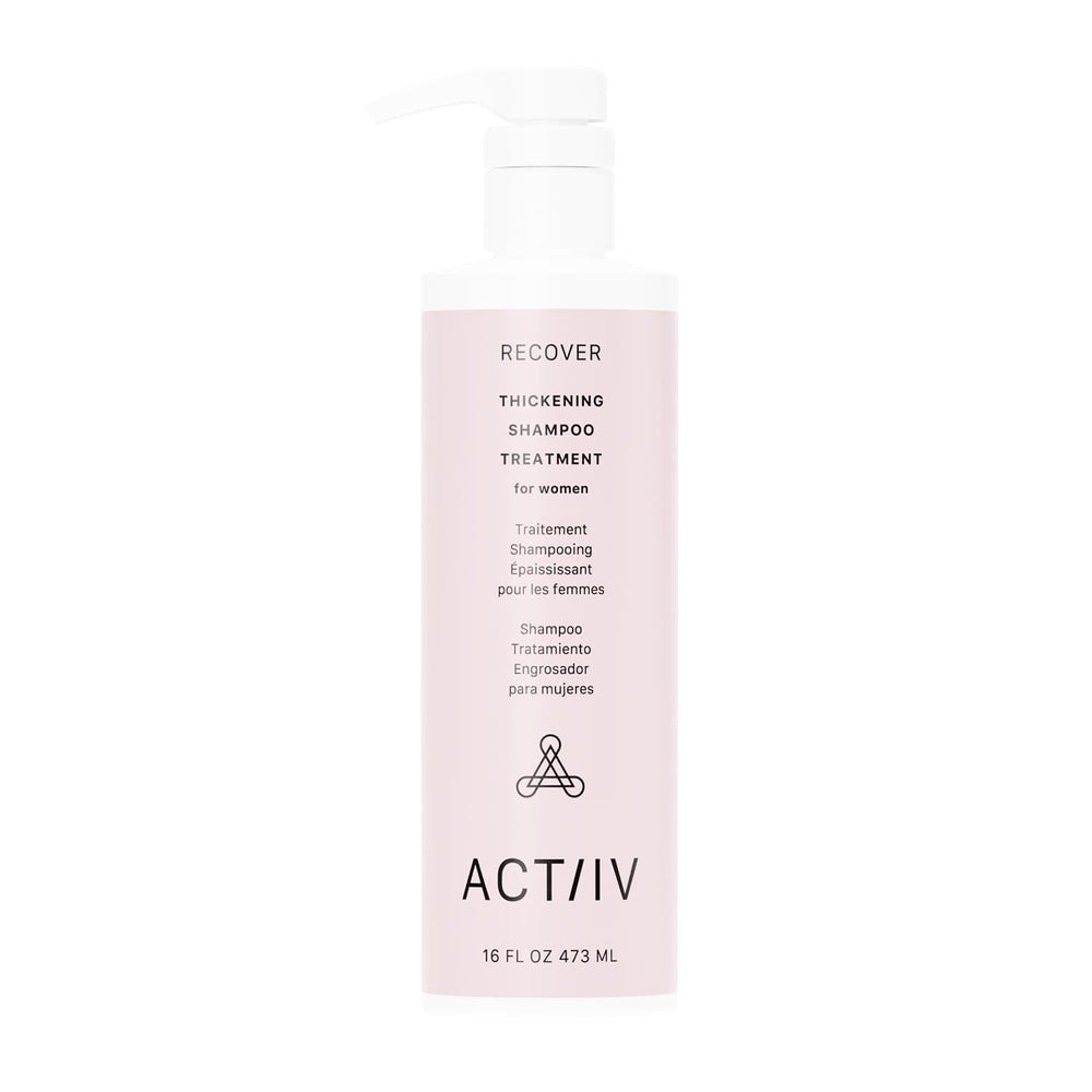 Botella ACTIIV Recover Thickening Shampoo para volumen capilar.