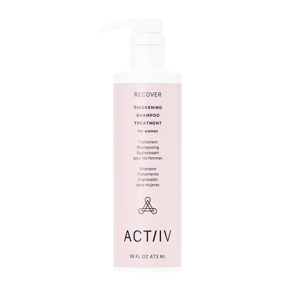 Botella ACTIIV Recover Thickening Shampoo para volumen capilar.