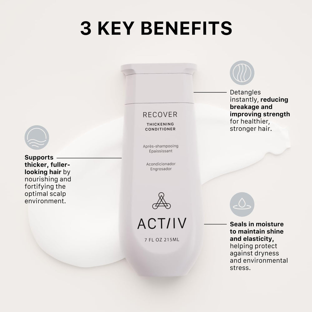 ACTIIV Recover Acondicionador para tipos de cabello mantiene hidratación suave