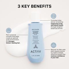 ACTIIV Recover champu aplicacion mano: uso facil durante la ducha