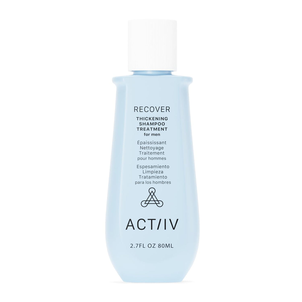ACTIIV Recover champu frasco blanco: limpieza suave que deja el cabello ligero