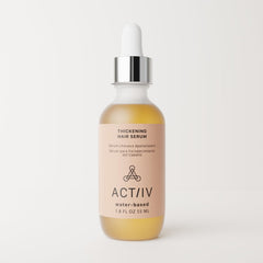 ACTIIV suero espesante para cabello, textura ligera para aplicación suave.