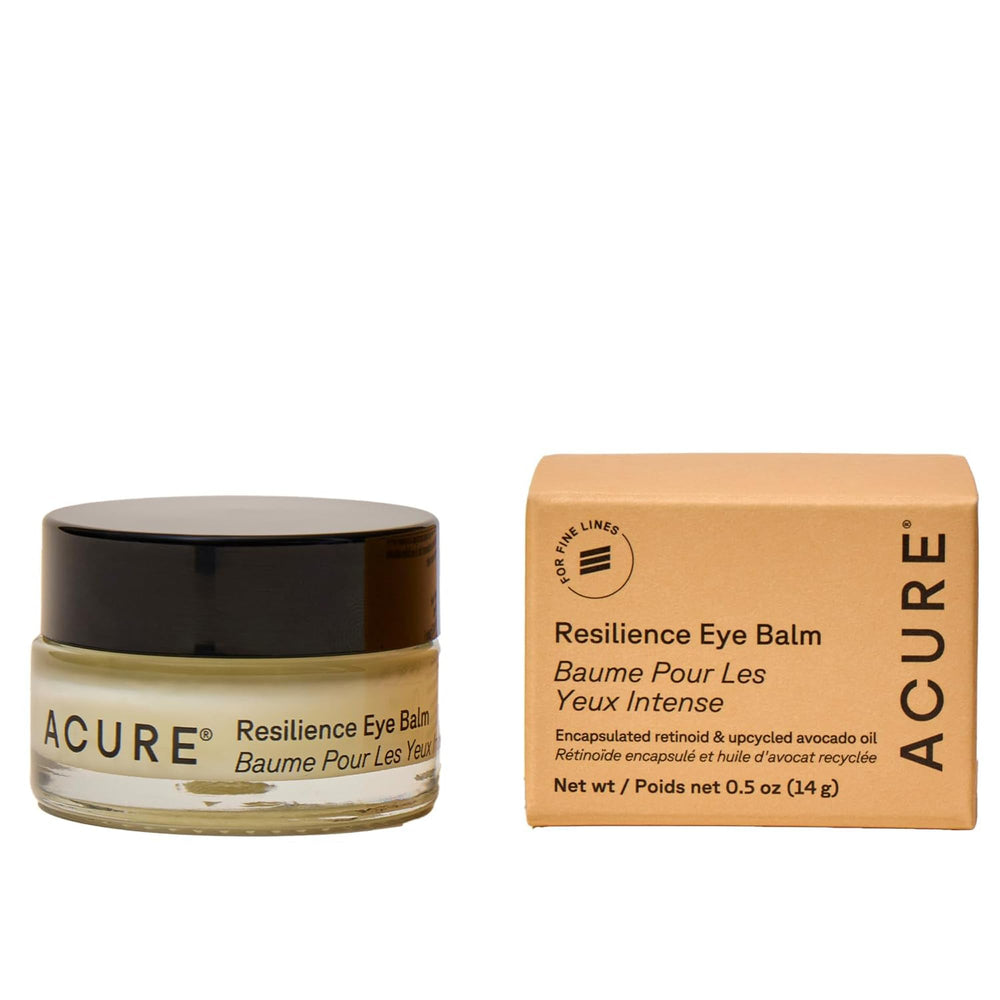 Acure Resilience Balsamo Ojos - Balsamo reafirmante para contorno de ojos que suaviza líneas finas