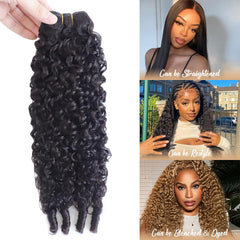Extensiones Acusoee Burmese Curly: corte unidireccional para menos enredos.