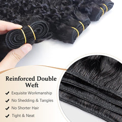 Extensiones Acusoee Burmese Curly: extremo espiral para rizos definidos y movimiento.