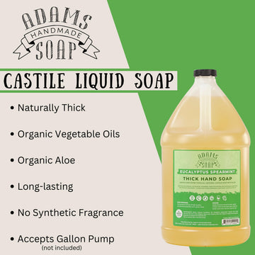 Adams Handmade Soap usos múltiples: manos y limpiezas suaves