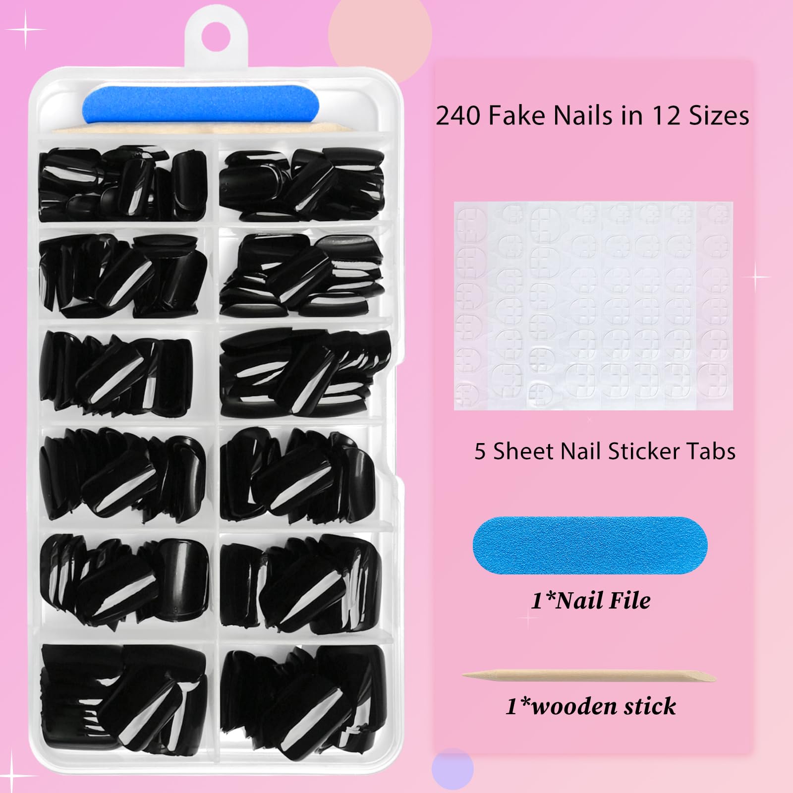 AddFavor kit de aplicación para uñas ofrece fijación rápida